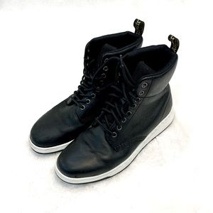 Dr Martens Unisex Black Rigal Leather Ankle Boots 🥾 snow ❄️ ⛄️